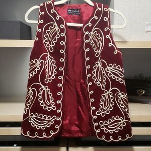 1970s vintage velvet vest